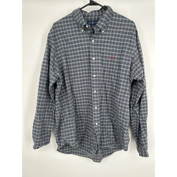 Ralph Lauren Blue Label Men's Button Down Shirt‎ Size XL Plaid - Picture 1 of 5